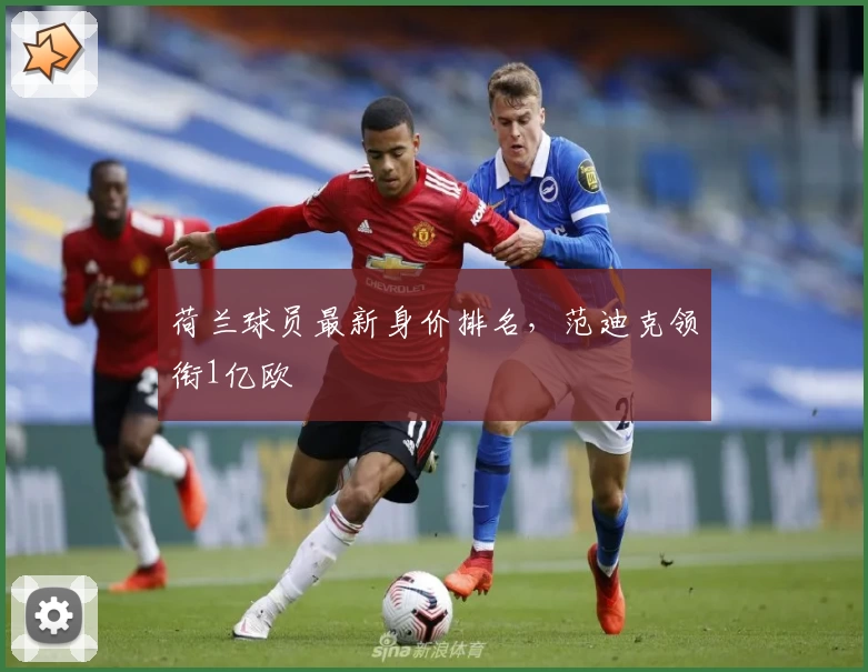 荷兰球员最新身价排名，范迪克领衔1亿欧